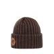 Björn Merino Wool Beanie Dark Brown